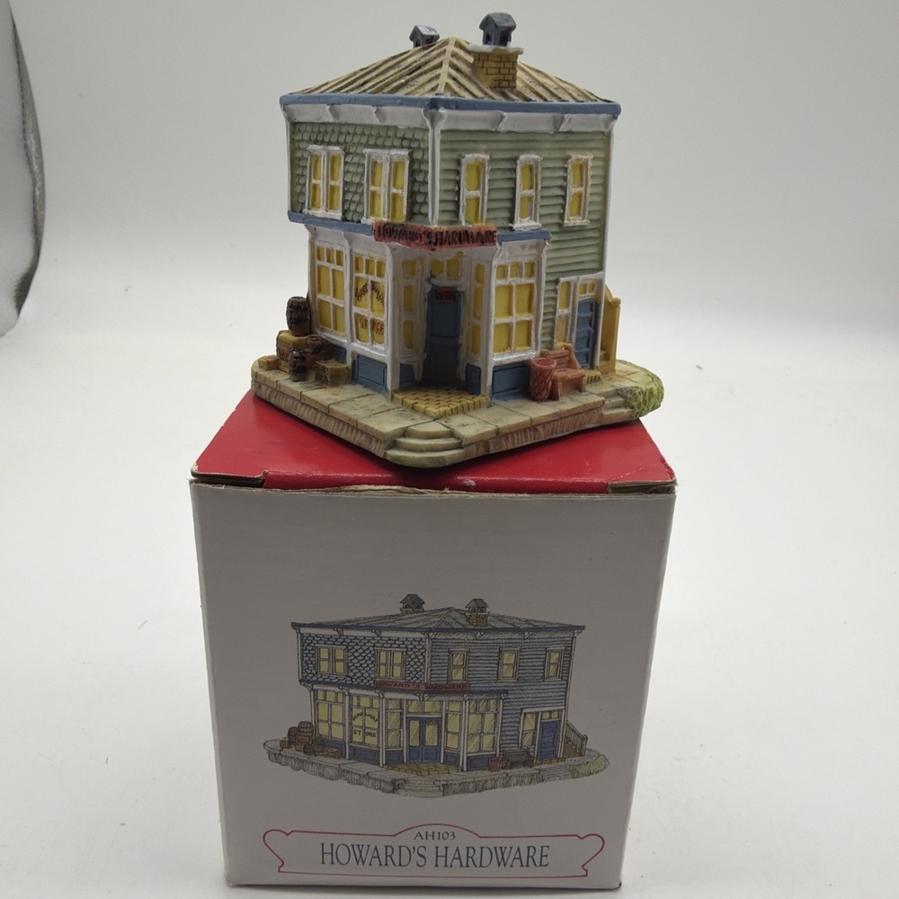USED Good Vintage 1996 Liberty Falls Collection Howard's Hardware Store AH103